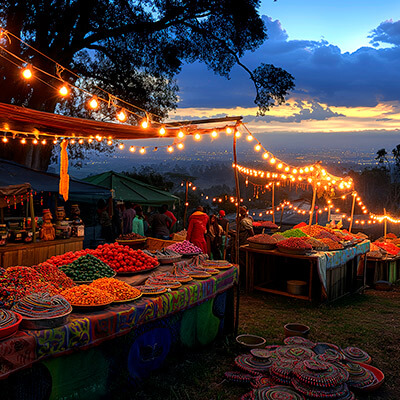 Kaja Throm Market with Durvankur Holidays